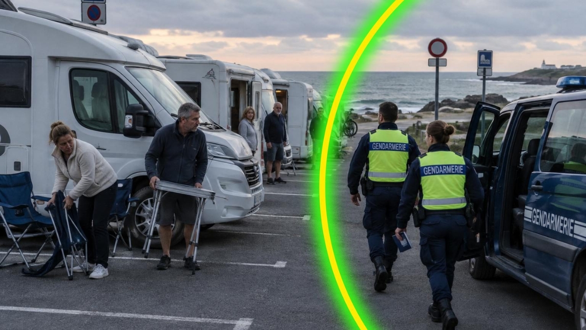 Garés face à la mer pour la plus belle nuit du voyage : au petit matin, ce couple de camping-caristes regrette amèrement son choix